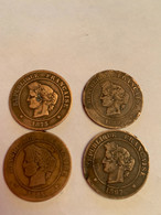 4 Pieces 5 Centimes - C. 5 Céntimos