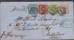 1863. DANMARK. Very Unusual And Interesting 30 Skilling Franking On Cover To Amsterda... (Michel 6+) - JF424615 - Briefe U. Dokumente