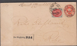 1880. DANMARK. 8 øres Envelope Additionally Franked With 8 ØRE To Ribe Stiftsamt, Rib... () - JF424673 - Briefe U. Dokumente