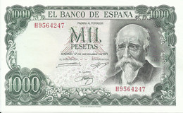 BILLETE 1000 PESETAS, EMISION  17/9/1971   (SIN CIRCULAR) - 1000 Peseten