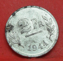 2 Francs 1944 - TB+ - Ancienne Pièce De Monnaie Belgique Collection - N20933 - 08. 2 Frank