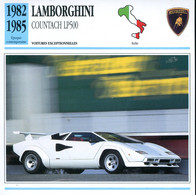 Italie 1982-1985 - Lamborghini Countach LP500 - Auto's