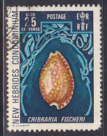 Nouvelles Hébrides - NUOVE EBRIDI - New Hebrides - 1972 - Fauna Marina - Conchiglia - Coquilla - Oblitéré, Used, Usato - - Used Stamps