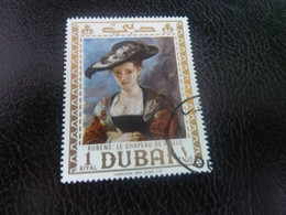 Dubai - Pierre-Paul Rubens (1577-1640) Le Chapeau De Paille - 1 Riyal - Multicolore - Oblitéré - - Dubai