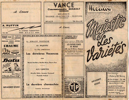 VP18.225 - MEAUX - Document Publicitaire - Cinéma , Garage , Transports Camion , Bijouterie - Horlogerie .......... - Advertising