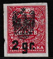 1921 Poland Ukraine POLISH KORPS BEKAHALOSK Unissued 2 Gr/50szag Used - Varietà E Curiosità