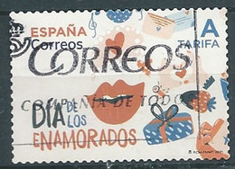 ESPAGNE SPANIEN SPAIN ESPAÑA 2021 VALENTINE'S DAY DÍA DE LOS ENAMORADOS USED ED 5456 MI 5500 YT 5210 SC 4491 SG 5456 - Used Stamps