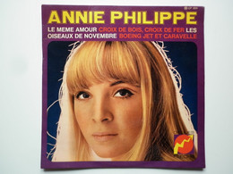 Annie Philippe 45Tours EP Vinyle Le Meme Amour / Croix De Bois, Croix De Fer Mint - Zonder Classificatie