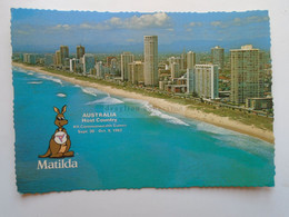 D183832 Australia - Gold Coast  Q.  Matilda -Surfers Paradise  XII. Commonwealth Games 1982  - Cancel  1983 To Hungary - Gold Coast