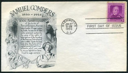 USA 1950 Samuel Gompers (1850-1924), American Labor Leader FDC - 1941-1950