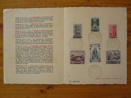 Encart Commémoratif Pentecote 1200 Ans Mort De St-Willibrord Medieval Luxembourg 1939 (ex 2) - Covers & Documents