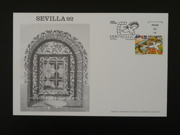 Feuillet FDC Folder Exposition Universelle Sevilla Espagne Spain 1992 - 1992 – Séville (Espagne)