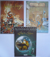 Lot 3 BD Heroic Fantasy // TROLLS DE TROY, ATALANTE, MIROBOLAND // TBE - Bücherpakete