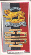 39 Leicestershire Regt   - Army Badges 1939 - Gallaher Cigarette Card - Original - Military - Gallaher