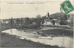 CPA - LE CANTAL PITTORESQUE - 219 - Arpajon - Vue Générale - Arpajon Sur Cere