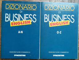 Dizionario Di Businnes English A,Z -AA.VV.- Corsi Di Lingue De Agostini,1994 - R - Sprachkurse