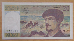 20 Francs Debussy 1980 Q.001 - 20 F 1980-1997 ''Debussy''