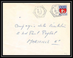 114431 Lettre Cover Bouches Du Rhone Pont-de-l'Étoile 1354B Armoirie Paris Pour Marseille 1967 - 1961-....