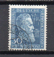 - RFA N° 33 Oblitéré - 30 P. Bleu W. C. Röntgen 1951 - Cote 22,00 € - - Oblitérés