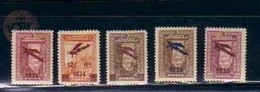 1934 TURKEY SURCHARGED AIRMAIL STAMPS MNH ** - Neufs