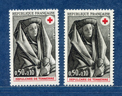 ⭐ France - Variété - YT N° 1780 - Couleurs - Pétouilles - Neuf Sans Charnière - 1973 ⭐ - Unused Stamps