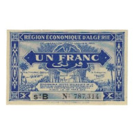 Billet, Algeria, 1 Franc, 1949, 1949-03-01, KM:98a, NEUF - Algerije