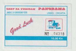 Carte D'entrée-toegangskaart-ticket: Obrt Za Turizam Panorama Umag Croatia (HR) - Europa