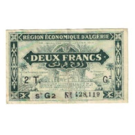 Billet, Algeria, 2 Francs, 1949, 1949-03-01, KM:102, SUP - Algérie