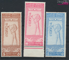 Ägypten 94-96 (kompl.Ausg.) Postfrisch 1925 Geographenkongreß (9648180 - Unused Stamps