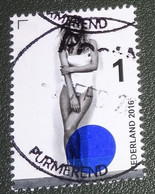 Nederland - NVPH - 3468 - 2016 - Gebruikt - Cancelled - Doutzen - Kroes - Mode - Muze - Bal Onderaan Linkerbeen - Used Stamps