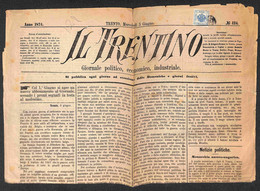 Antichi Stati Italiani - Lombardo Veneto - Territori Italiani D'Austria - 1 Kreuzer (2 - Tipo III) - Intero Giornale Il  - Sonstige & Ohne Zuordnung