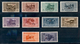 Colonie - Egeo - Coo - 1932 - Garibaldi (17/26) - Serie Completa - Gomma Integra (600) - Sonstige & Ohne Zuordnung