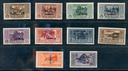 Colonie - Egeo - Stampalia - 1932 - Garibaldi (17/26) - Serie Completa - Gomma Integra (600) - Sonstige & Ohne Zuordnung