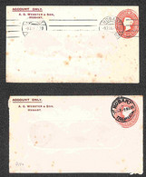 Oltremare - Australia - Tasmania - Hobart - 1906/1908 - Quattro Buste Postali Da 1 Penny Usate - Sonstige & Ohne Zuordnung