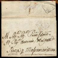 Italia - Prefilateliche - Siena 14 (ripetuto Al Retro) - Lettera Da Pistoia A Massamarittima Del 30.3.1792 (primo Mese D - Sonstige & Ohne Zuordnung