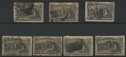 USA N° 237 / N° 88 (x7) Value 52.5 € 10c Columbus / L. Gregori. Used - Gebruikt