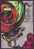 CPM Absinthe ésotérisme Tirage Signé 30 Exemplaires Numérotés Signés Par JIHEL Absinthe Peladan Rose Croix - Philosophy