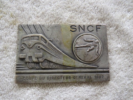 PLAQUE SAUT EN HAUTEUR COUPE DU DIRECTEUR GENERAL SNCF 1967 - Athlétisme