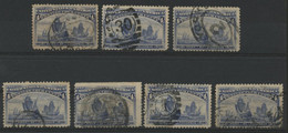 USA N° 233 / N° 84 (x7) Value 52.5 € 4c Columbus. Used - Oblitérés