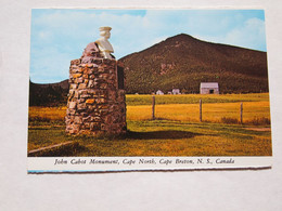 CPA Canada Nova Scotia Cape Breton Cape North John Cabot Monument - Cape Breton