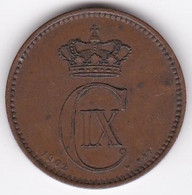 Danemark 5 Ore 1902 VBP Christian IX, En Bronze , KM# 794 - Danemark