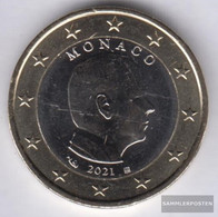 Monaco MON 7 2021 Stgl./unzirkuliert 2021 Kursmünze 1 Euro - Monaco