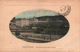 13 / MARSEILLE / ST BARTHELEMY / ETABLISSEMENT ST JEAN DE DIEU / JOLIE CARTE GAUFFREE COLORISEE - Quartiers Nord, Le Merlan, Saint Antoine