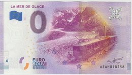 Billet Touristique 0 Euro Souvenir France 74 Mer De Glace 2020-1 N°UEAH018156 - Pruebas Privadas