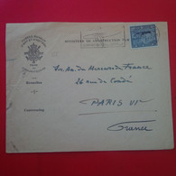 LETTRE BRUXELLES MUSEES ROYAUX D ART ET D HISOTIRE POUR PARIS - Cartas & Documentos