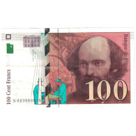 France, 100 Francs, 1997, 1997, TTB, Fayette:74.01, KM:158a - 100 F 1997-1998 ''Cézanne''