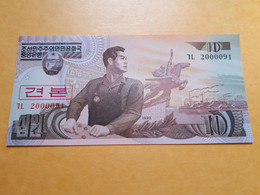 COREE DU NORD 10 WON 1992 UNC SPECIMEN - Corea Del Nord
