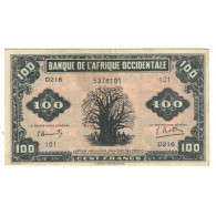 Billet, French West Africa, 100 Francs, 1942, 1942-12-14, KM:31a, TTB - West-Afrikaanse Staten