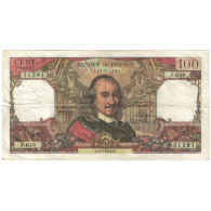 France, 100 Francs, 1972, 1972-05-04, B, Fayette:65.39, KM:149d - 100 F 1964-1979 ''Corneille''