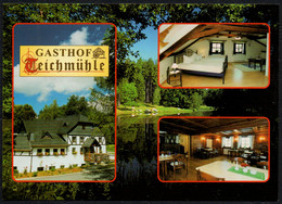 F3881 - TOP Leubnitz Gaststätte Teichmühle - Bild Und Heimat Reichenbach Qualitätskarte - Vogtland